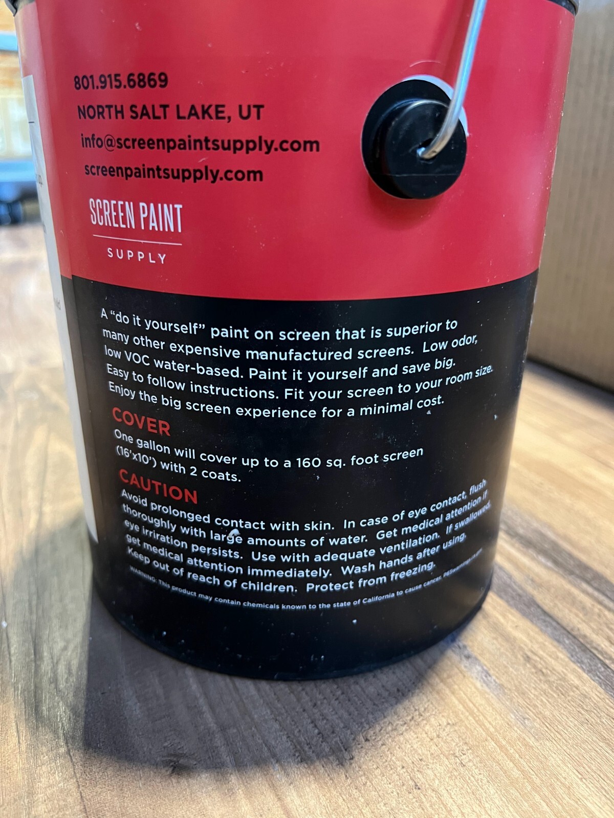 1 Gallon Digital Image Ultra White Screen Paint High Definition 4K eBay