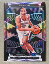 2019-20 Panini Obsidian #165 Darius Bazley /75 Purple Electric Etch Prizm Rookie