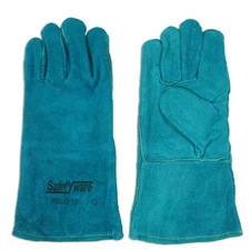 Safetyware Premium Full Leather Safety Work Heat Proof Welding Riggers Gloves