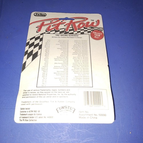 Eddie Bierschwale Autograph #23 Racing For A Cure Funstuf 1:64 Pit Row - Picture 3 of 3