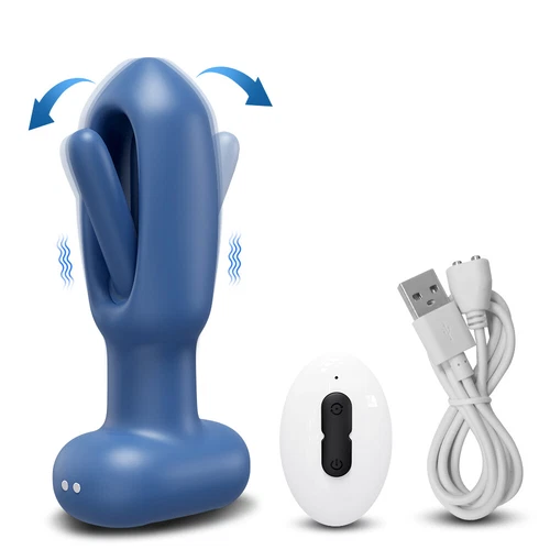 Flapping Anal Butt Plug Dildo Vibrator Prostate Massager Sex Toys for Men Women - Bild 8 von 10