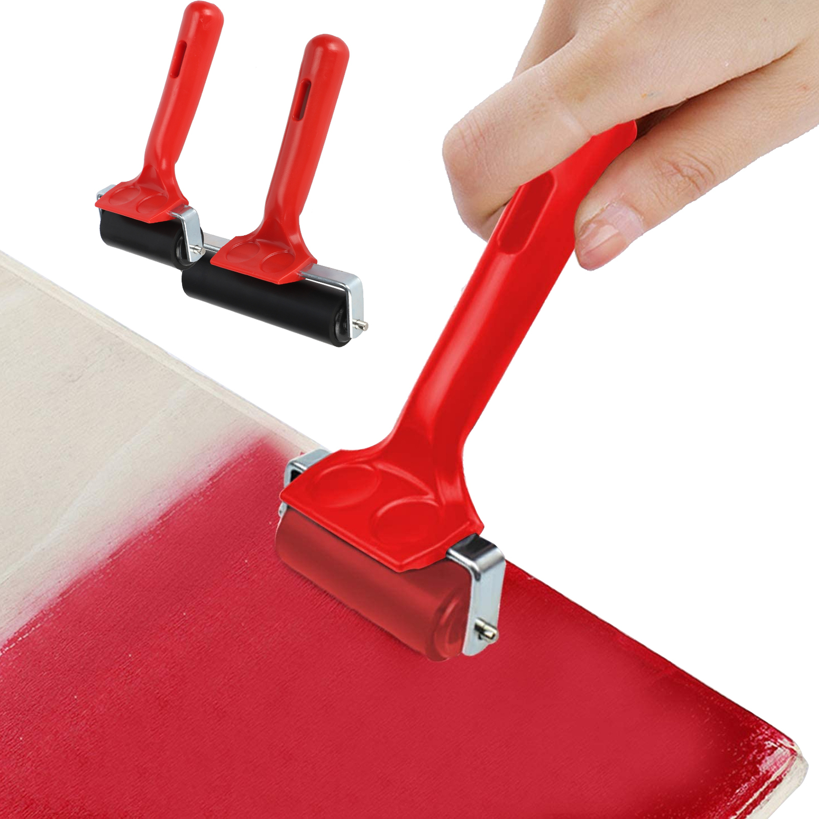 Painting Roller Rubber Brayer Printmaking Inking Gluing Art Supplies