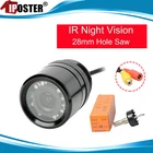 HD 28.5mm Flush Mount Car Rear View Backup Reversing Camera IR night vision 12v