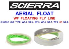 SCIERRA AERIAL WF WEIGHT FORWARD FLOATING FLY LINE TROUT SALMON ROD REEL FISHING