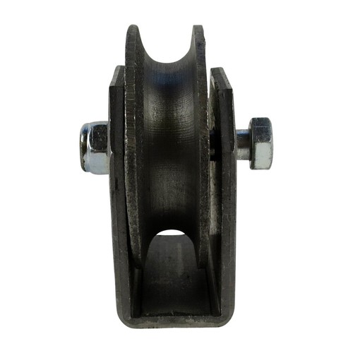 Seilrolle Umlenkrolle mit Anschweißbock bis 11mm Stahlseile - Bild 2 von 3