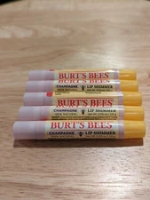 PACK OF 5 Burt's Bees Lip Shimmer Champagne 0.09 oz 