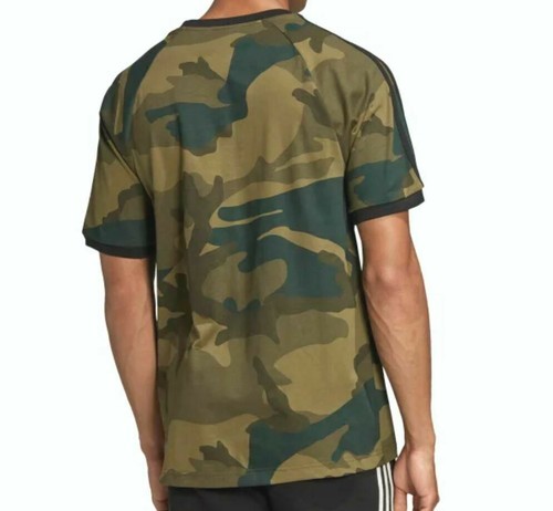 NEW MEN'S ADIDAS ORIGINALS 3-STRIPES CALIFORNIA TREFOIL TEE SHIRT ~SMALL FM3551 - Picture 2 of 7