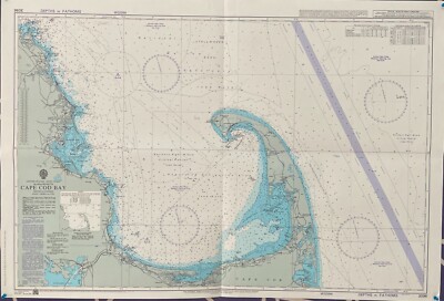 Admiralty 3096 CAPE COD BAY UNITED STATES - EAST COAST MASSACHUSETTS Map Chart