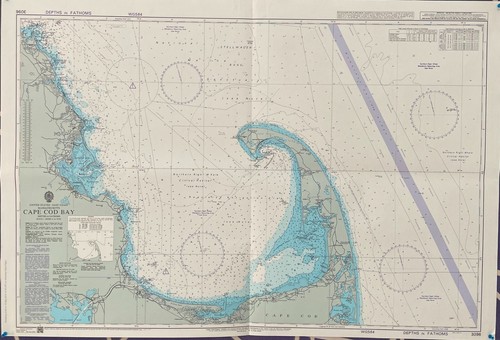 Admiralty 3096 CAPE COD BAY UNITED STATES - EAST COAST MASSACHUSETTS Map Chart