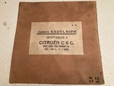 POCHETTE DE JOINTS D,ANCETRES NEUF D,EPOQUE EXCELSIOR C6 G