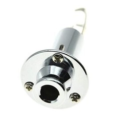 Kaish K1521-CR 6.35mm Acoustic Electric Guitar Bass Mono Endpin  Chrome