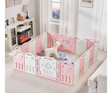 Corral Para Bebe Playard Toy 14 Paneles Grande Casa Jugar