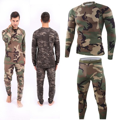 camouflage long johns