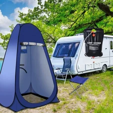Pop Up Privacy Shower Tent Portable Outdoor Shower Camp Toilet Rain Shelter Tent