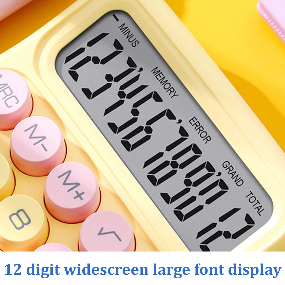 Portable Mechanical Keyboard Calculator for Office and School Use