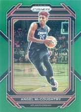 2023 Panini Prizm WNBA ANGEL MCCOUGHTRY #75 GREEN PRIZM DREAM