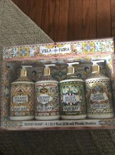 Home and Body Company Hand Soap Villa Flora Collection 16 FL/473ml 4 Bottles