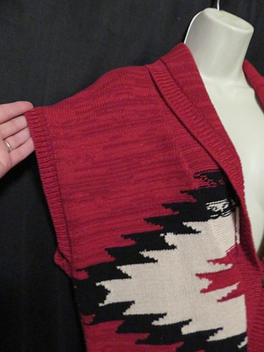 Chaps Denim Ralph Lauren Sweater Vest Southwest Knit Design Cotton - Picture 3 of 6