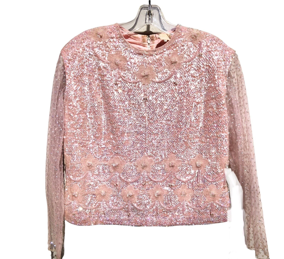 Pink sequin best sale sweater