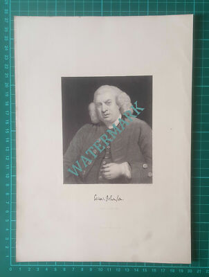 Samuel Johnson - 1881 Antiker Druck