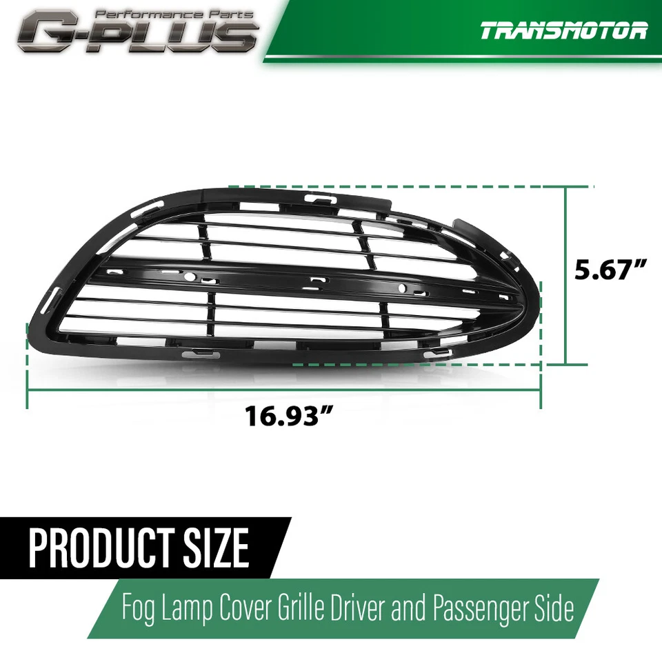 Parachoques delantero antiniebla cubierta rejilla apta para Mercedes-Benz Clase S W222 2013-2020 Foto 3 de 4