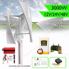 3000W 12V 24V 48V Asse Verticale Turbina eolica Generatore Inverter Controllore