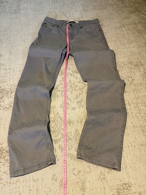Levi's 511 Slim Herren Jeans Grau gerades Bein W28 L28 Denim Five-Pocket