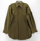 VINTAGE WWII US Army Shirt Medium Green Air Force USAAF Uniform Military 1940s*