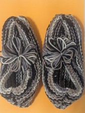 handmade knitted slippers