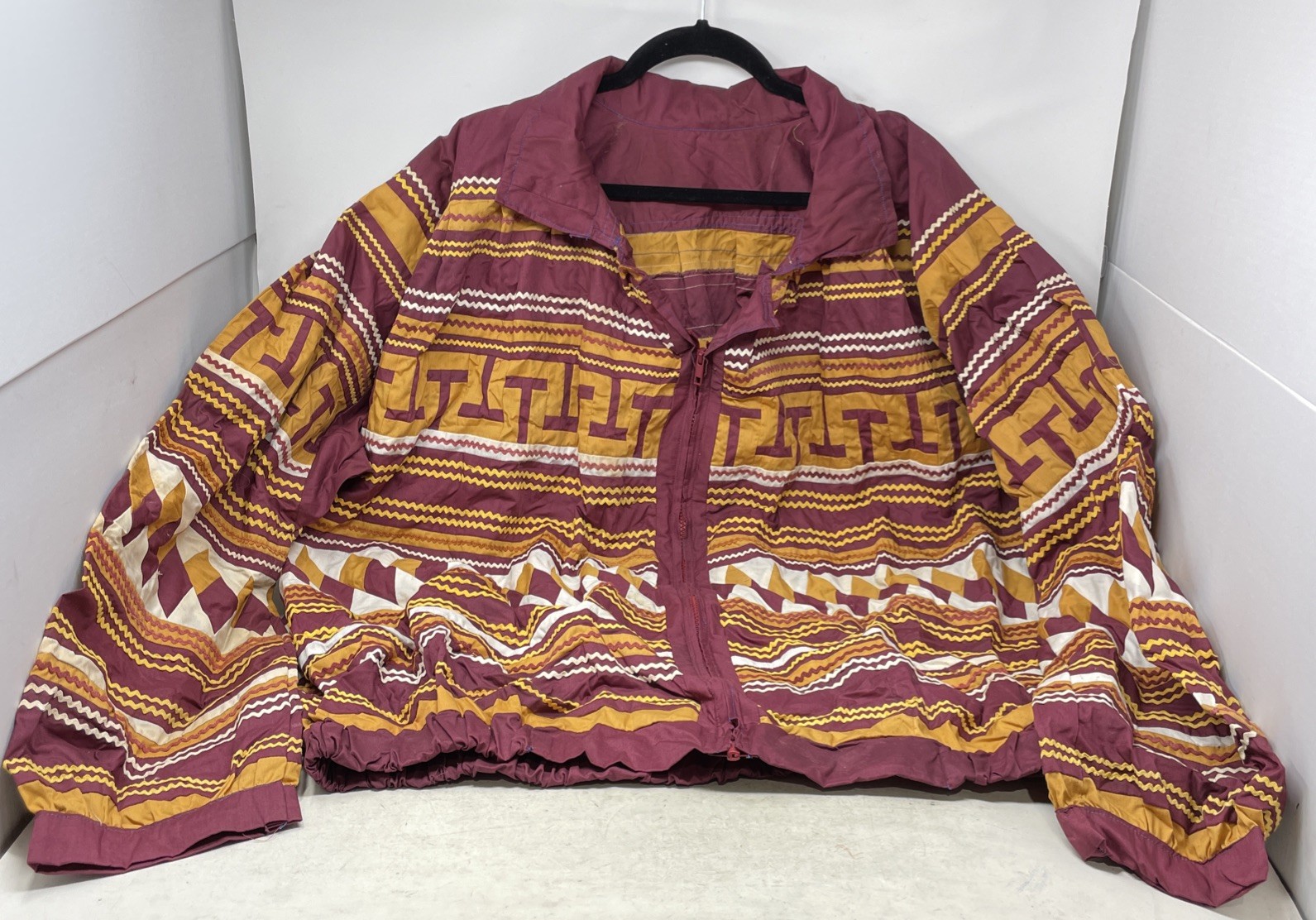 Seminole/Miccosukee Patchwork Quilted Jacket Nati… - image 1