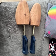 Vtg Rochester Shoe Tree Co. Size XL Wooden Cedar Shoe Tree Stretcher Pair