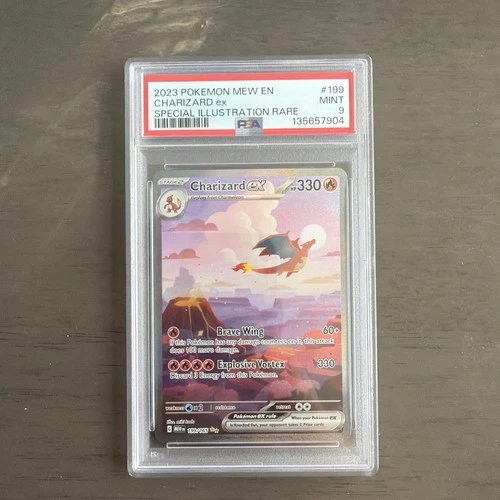 Pokemon Charizard ex 199/165 Special Illustration Rare 151 #199 MINT PSA 9