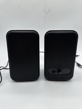 Insignia 2.0 Computer Speakers Wired 3.5mm USB Black 4.5W NS-CSG2B6