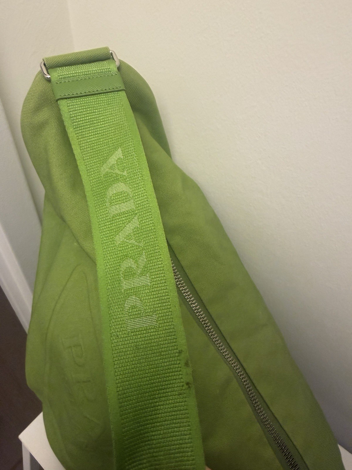 Prada Green Crossbody Shoulder Bag for Men with Zipper Closure thumbnail 5