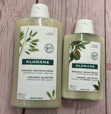 Image of Klorane Shampoo 1x 400ml Ultra Gentle 1x 200ml Repairing *LAST STOCK BUNDLE*