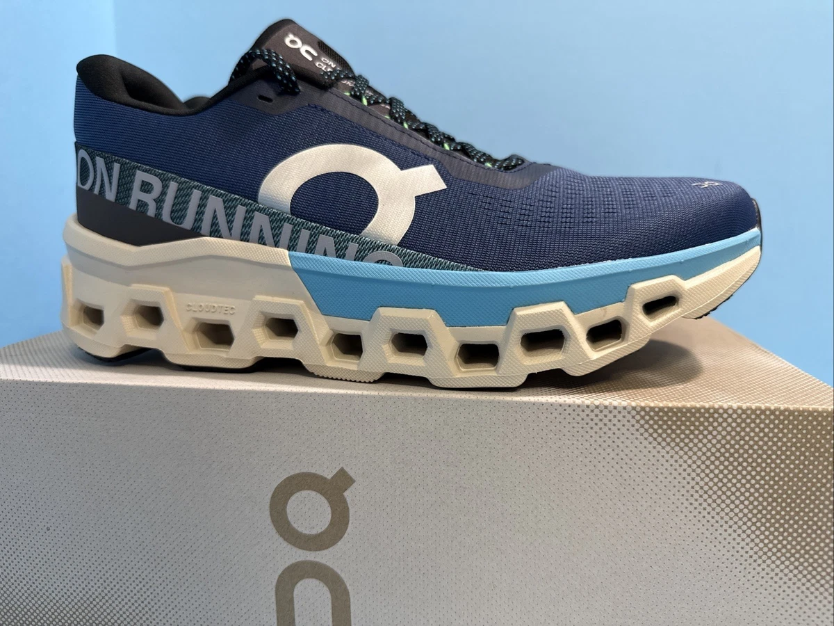 On Cloudmonster 2 Tempest Horizon Blue Men\'s Running Shoe Size 11 EUC Cushion Men main image 4