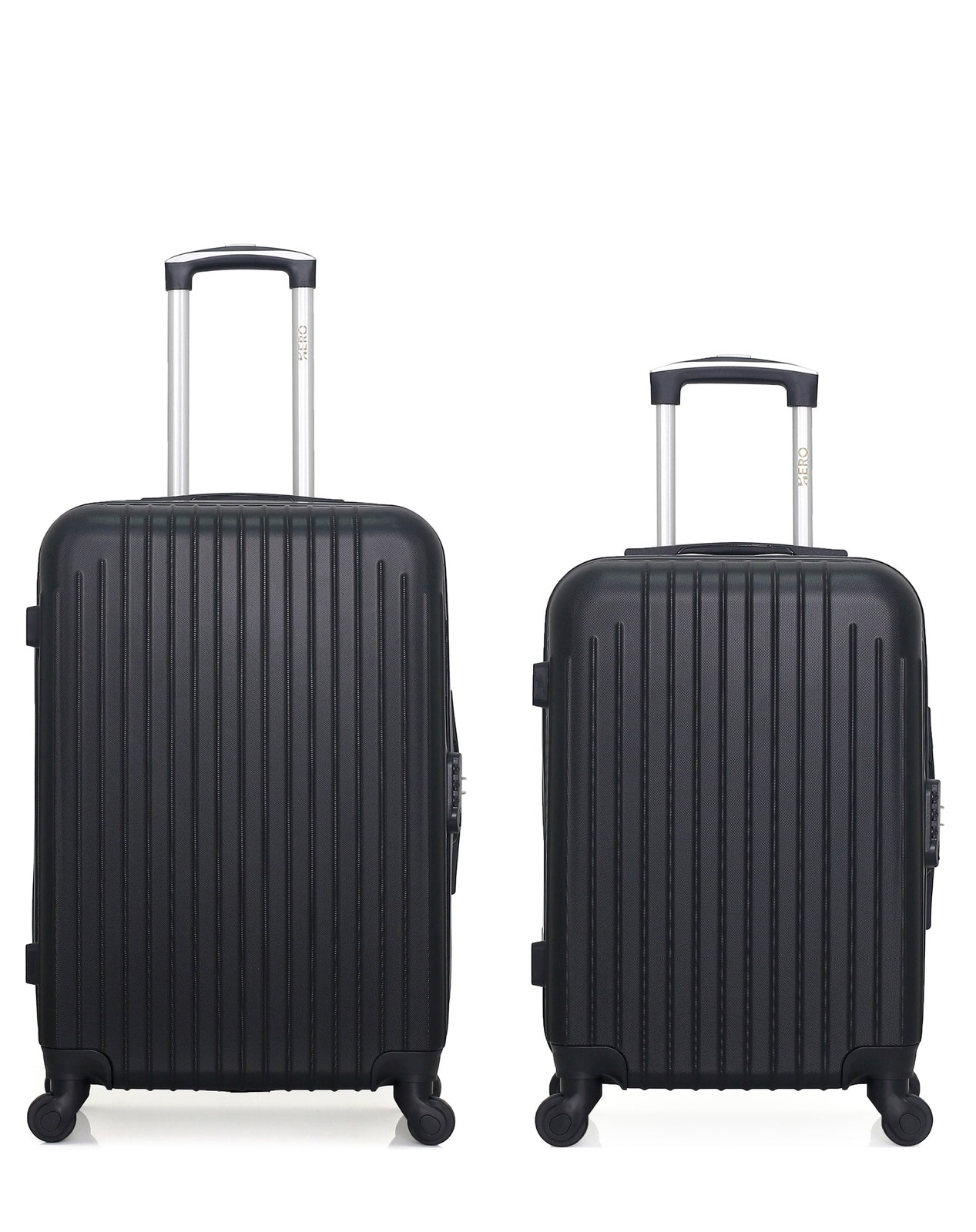 Lot 2 valises HERO CARPATES rigides valise weekend 65cm et cabine 55cm ABS