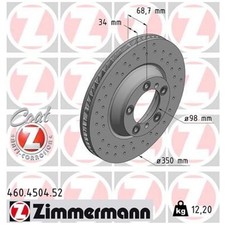 Bremsscheibe vorne links für Porsche Cayenne 9YA 9YB Panamera 971 | 26241989