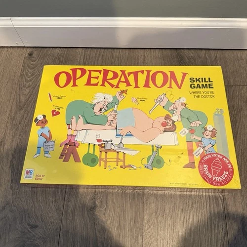 Vintage OPERATION GAME Milton Bradley FROM 2003 SEALED BRAND NEW