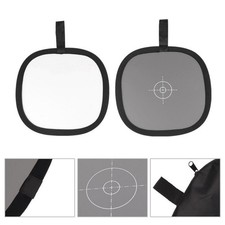 30cm 18 Foldable Gray Card Reflector White Balance Double Face Focusing Board D