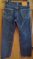 Vintage Levi s 550 Jeans Men s 30x30 Relaxed Straight Leg USA 1990's Denim Dark