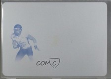 2016 Leaf Trinity Patch Auto Printing Plate Cyan Unsigned 1/1 Corey Coleman 0b2