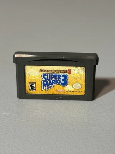 Super Mario Advance 4: Super Mario Bros. 3 Cartridge (Game Boy Advance, 2003)