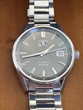 TAG HEUER Carrera Calibre 5 Automatic WAR211C-1 W/ Box And Card 4