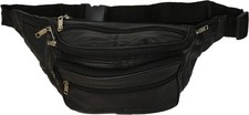Fanny Pack, Leather, Black