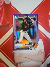 2021 Bowman Chrome Baseball Purple Refractor 1st Rookie Reed Trimble /250