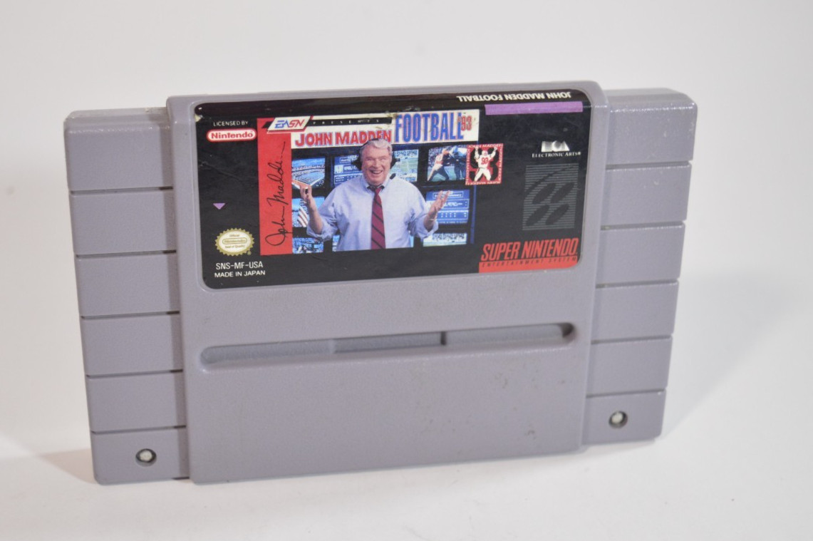 John Madden Football Super Nintendo Snes Ntsc original (Usa vidéo Game)
