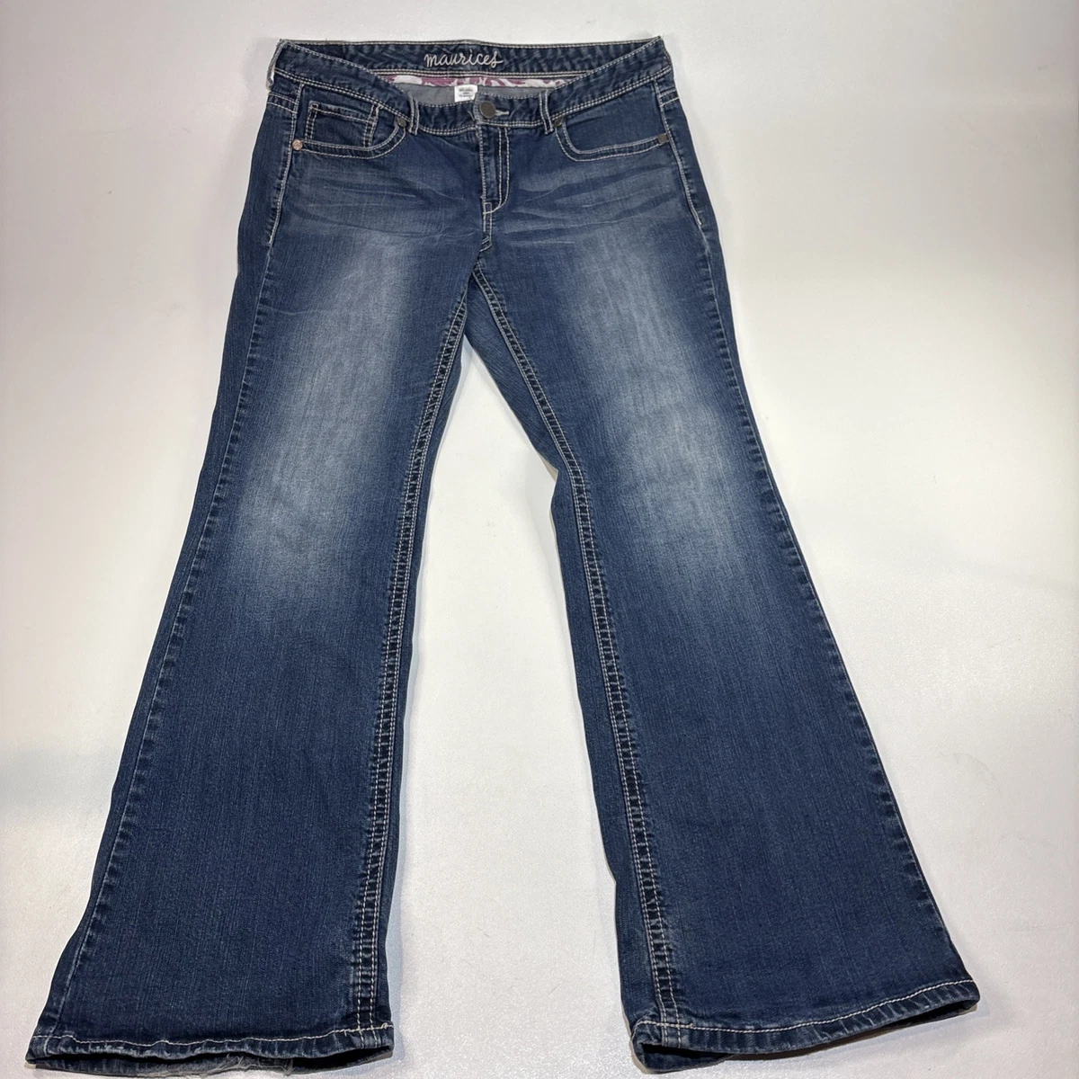 Maurces Jeans Denm Flex Capr Cropped Plus Sze 13/14 NWT - 2024