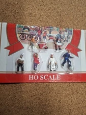 Model Power 5713 HO Scale Construction Workers Figures (Set of 6) Free Shipping 