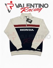 FELPA HONDA ORIGINALE TRICOLOR HERITAGE BLU BIANCO ROSSO TG M